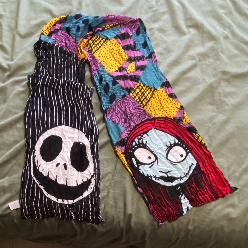 Disney Parks Nightmare Before Christmas Scarf